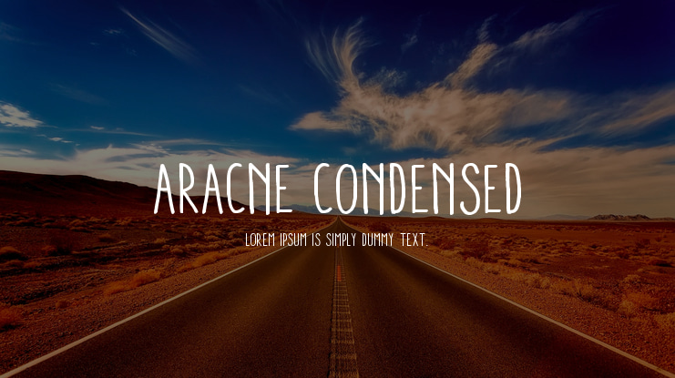 Aracne Condensed Font Family