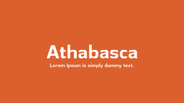 Athabasca Font Family