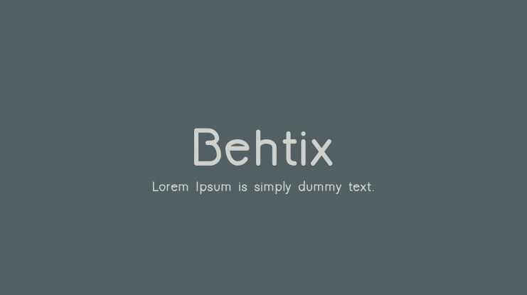 Behtix Font