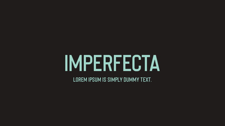 Imperfecta Font