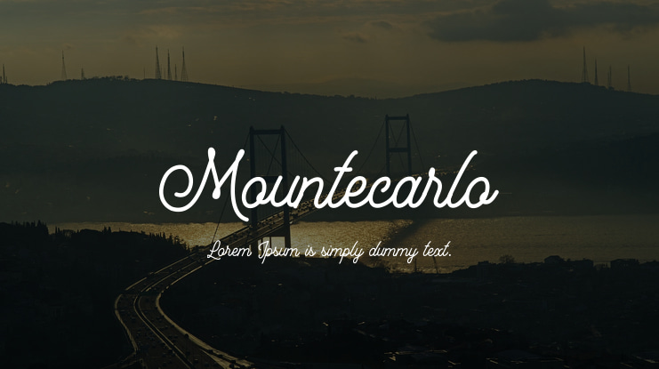 Mountecarlo Font