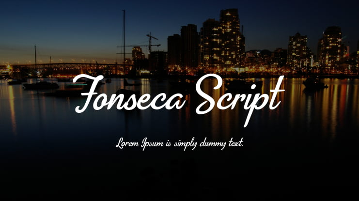 Fonseca Script Font