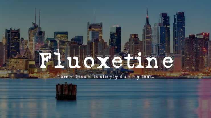Fluoxetine Font