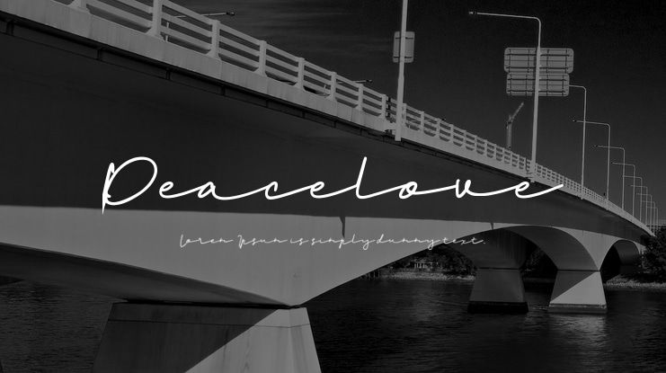 Peacelove Font