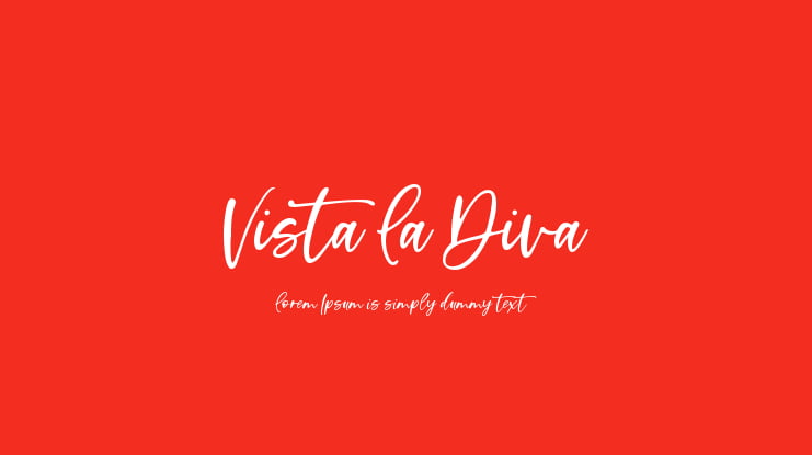 Vista La Diva Font