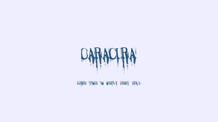 Caracura Font