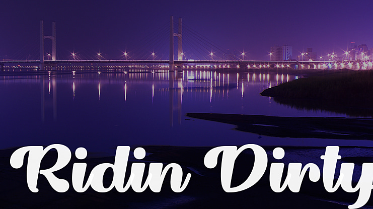 Ridin Dirty Font