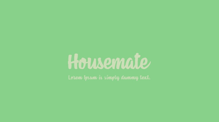 Housemate Font