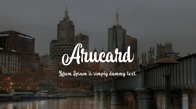 Arucard Font