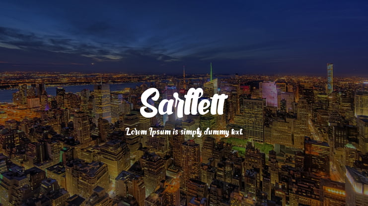 Sarllett Font