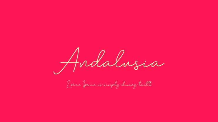 Andalusia Font