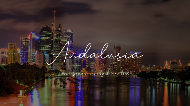 Andalusia Font