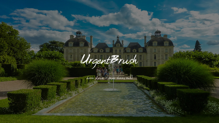 UrgentBrush Font