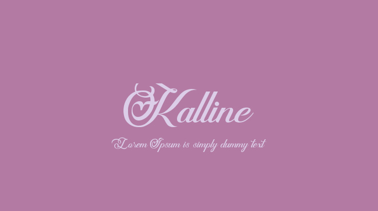 Kalline Font