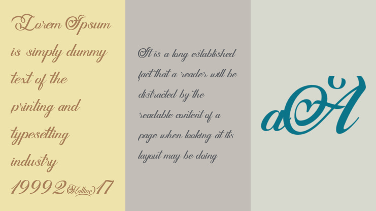 Kalline Font
