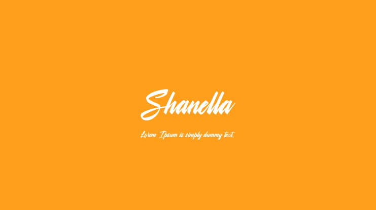 Shanella Font