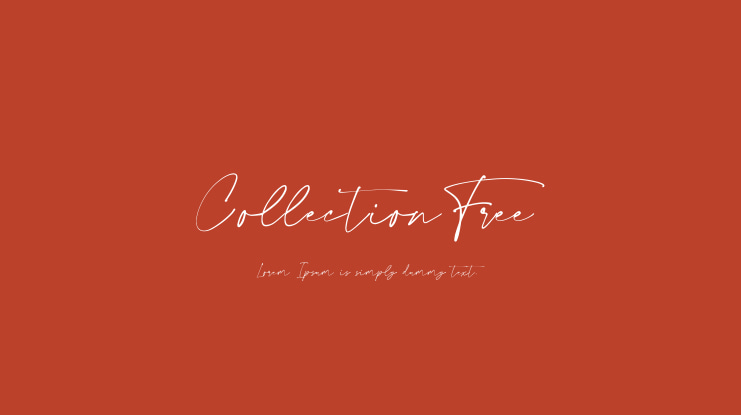 CollectionFree Font