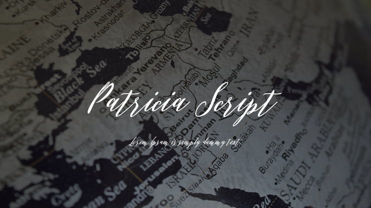 Patricia Script Font