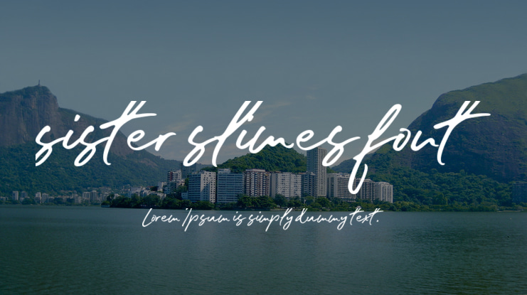 sister slimes font