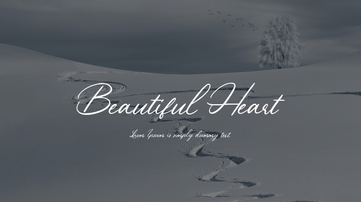 Beautiful Heart Font