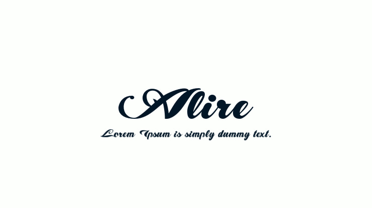 Alire Font
