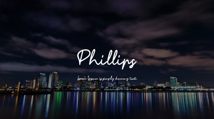 Phillips Font
