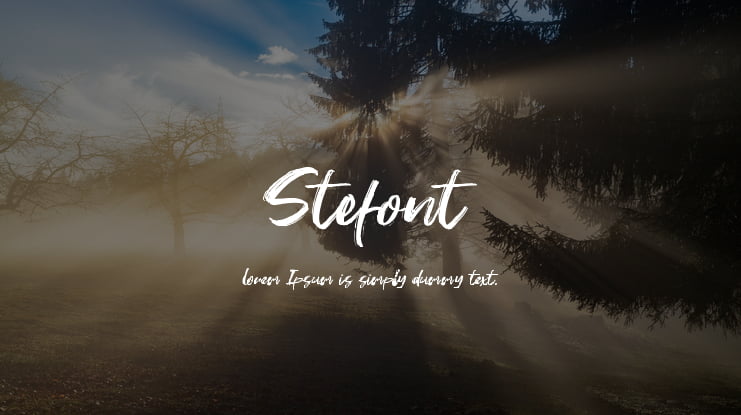 Stefont Font