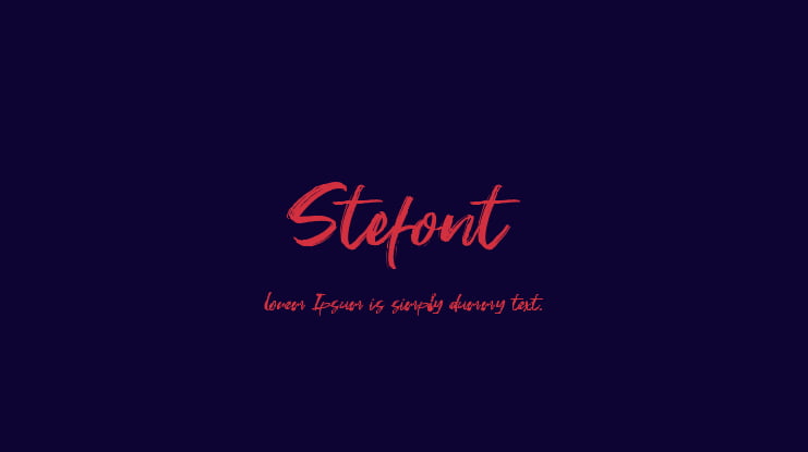 Stefont Font