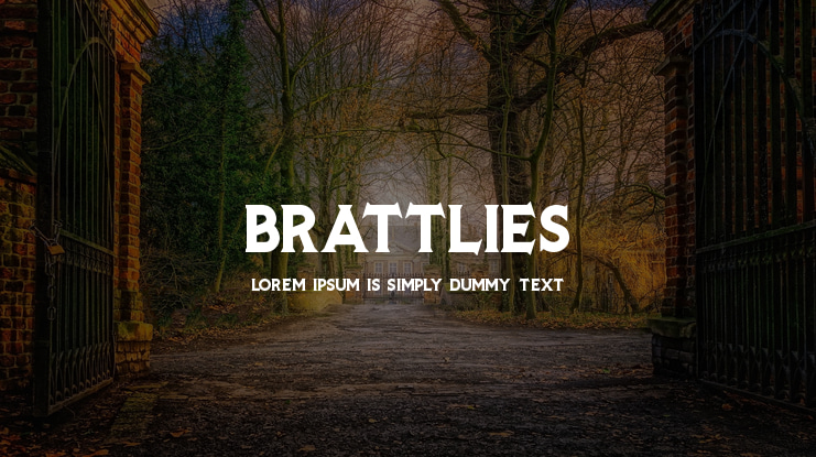 BRATTLIES Font