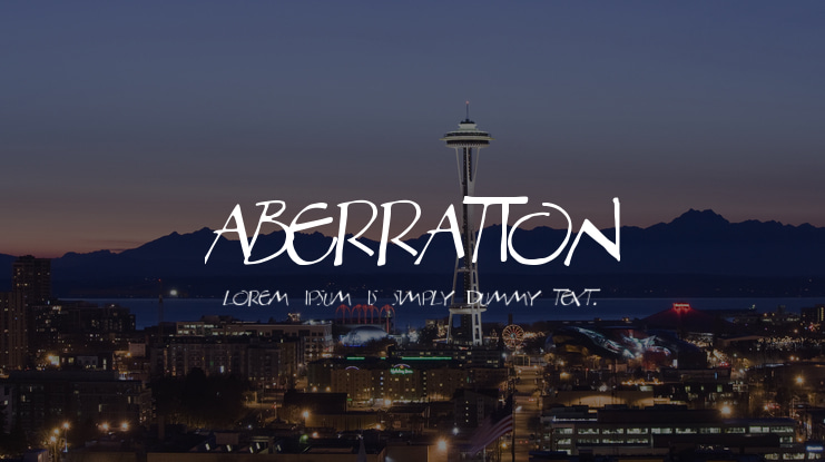Aberration Font