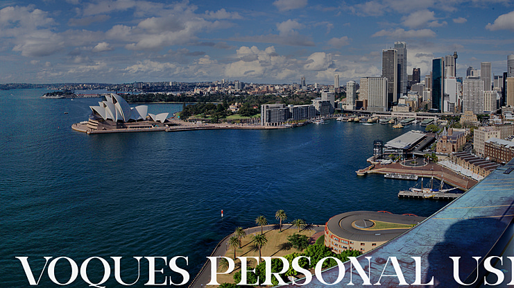 VOQUES Personal Use Font