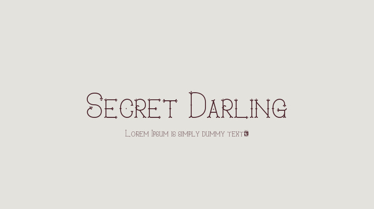 Secret Darling Font