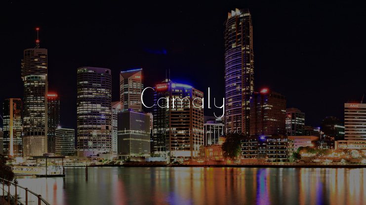 Camaly Font