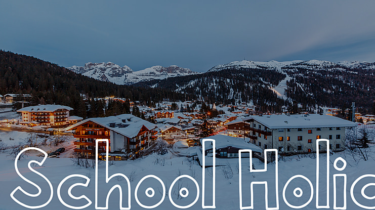 School Holic Font Family