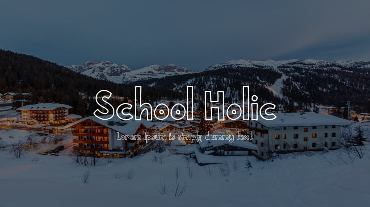 School Holic Font Family