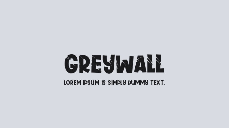 Greywall Font