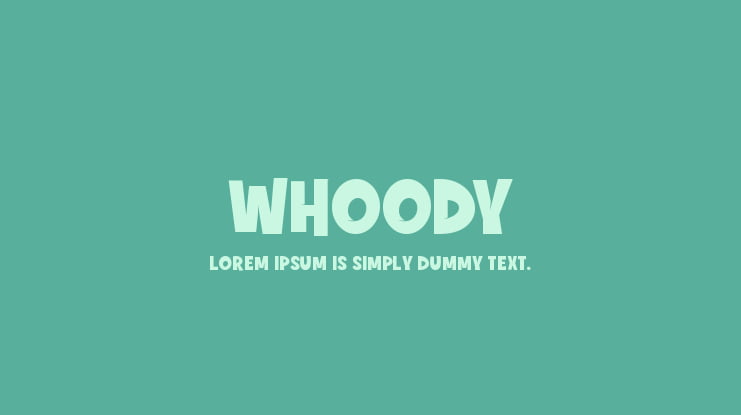 whoody Font