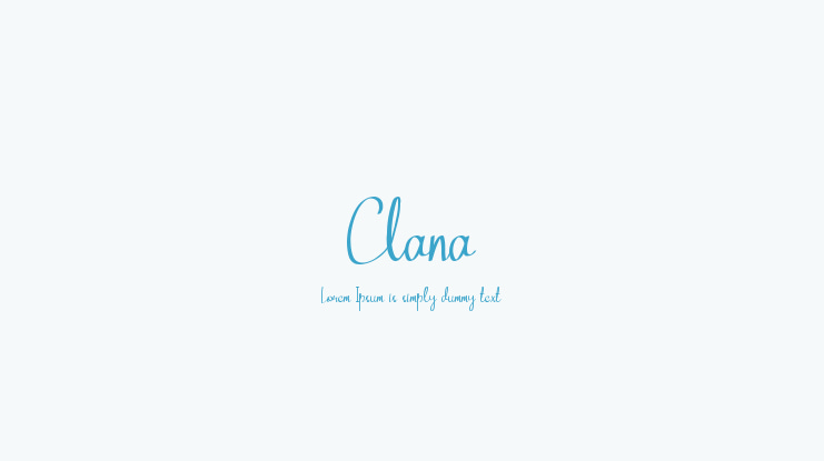 Clana Font
