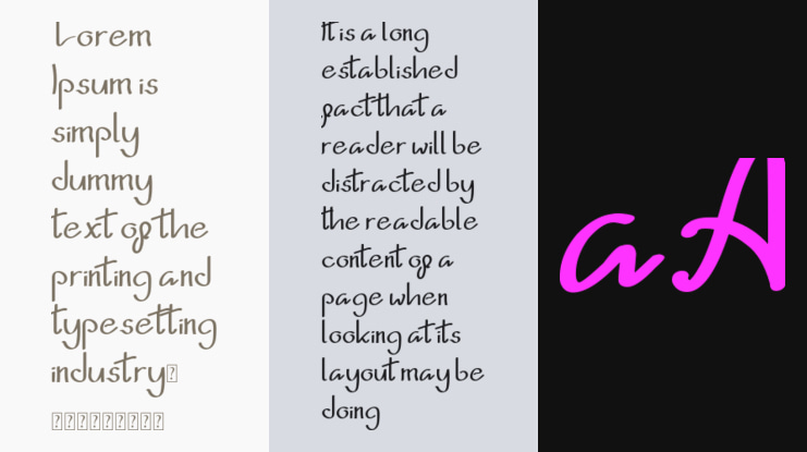 Khillua Zoldyck Font