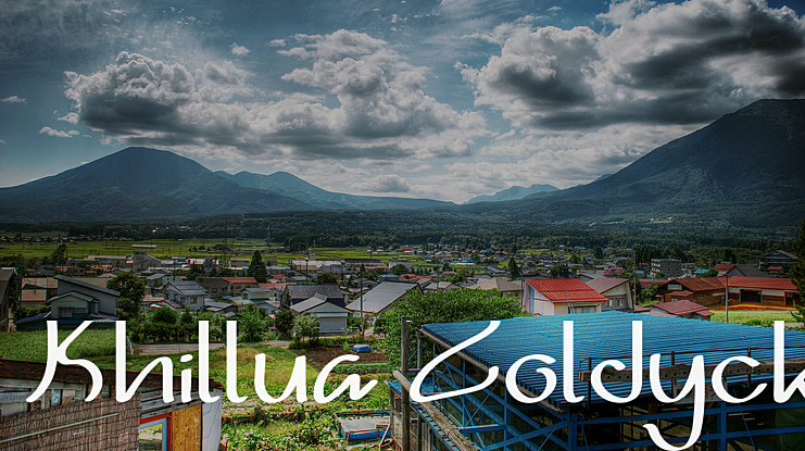 Khillua Zoldyck Font