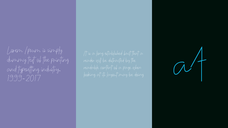 The Night Began Font