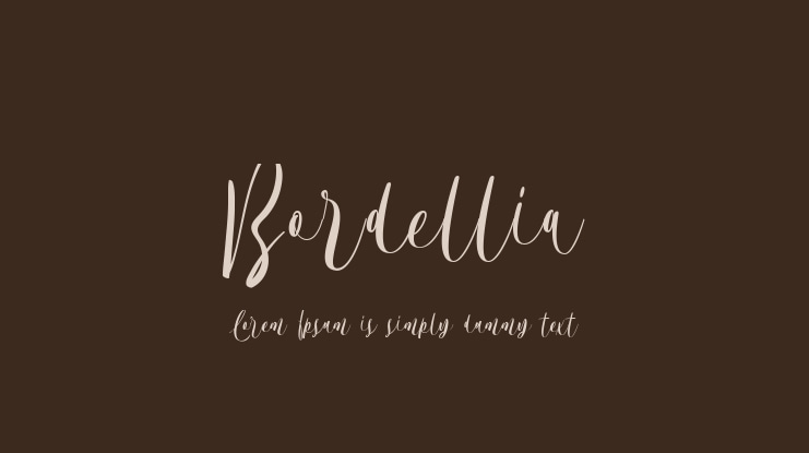 Bordellia Font