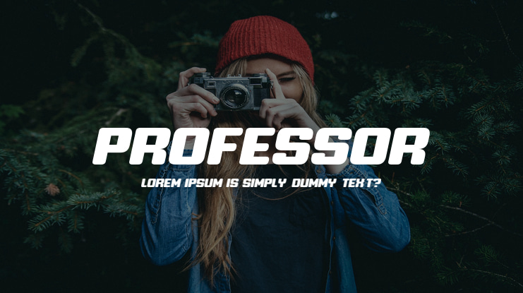 Professor Font Family