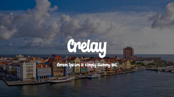 Crelay Font