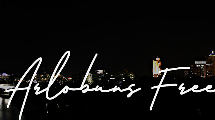 Arlobuns Free Font