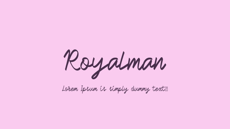 Royalman Font