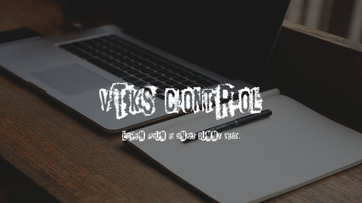 VTKS Control Font