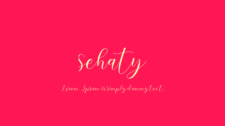 sehaty Font