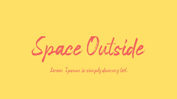 Space Outside Font