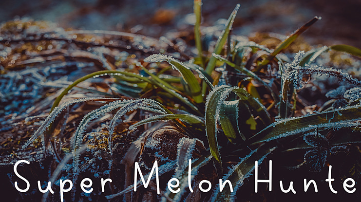 Super Melon Hunter Font